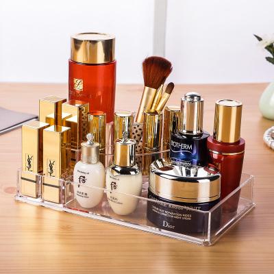 彩妝套裝全套組合盒子 化妝品收納盒韓國 透明 塑料 宿舍裝飾品 - 【