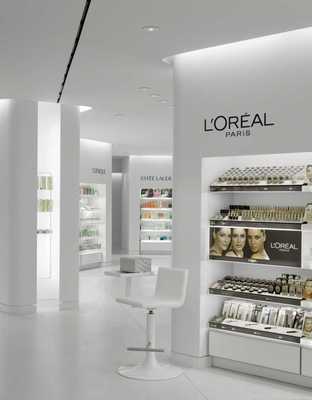 專賣店化妝品展示柜效果圖