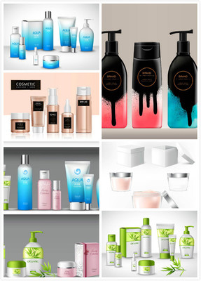 化妝品包裝矢量