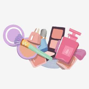 化妝品卡通png素材