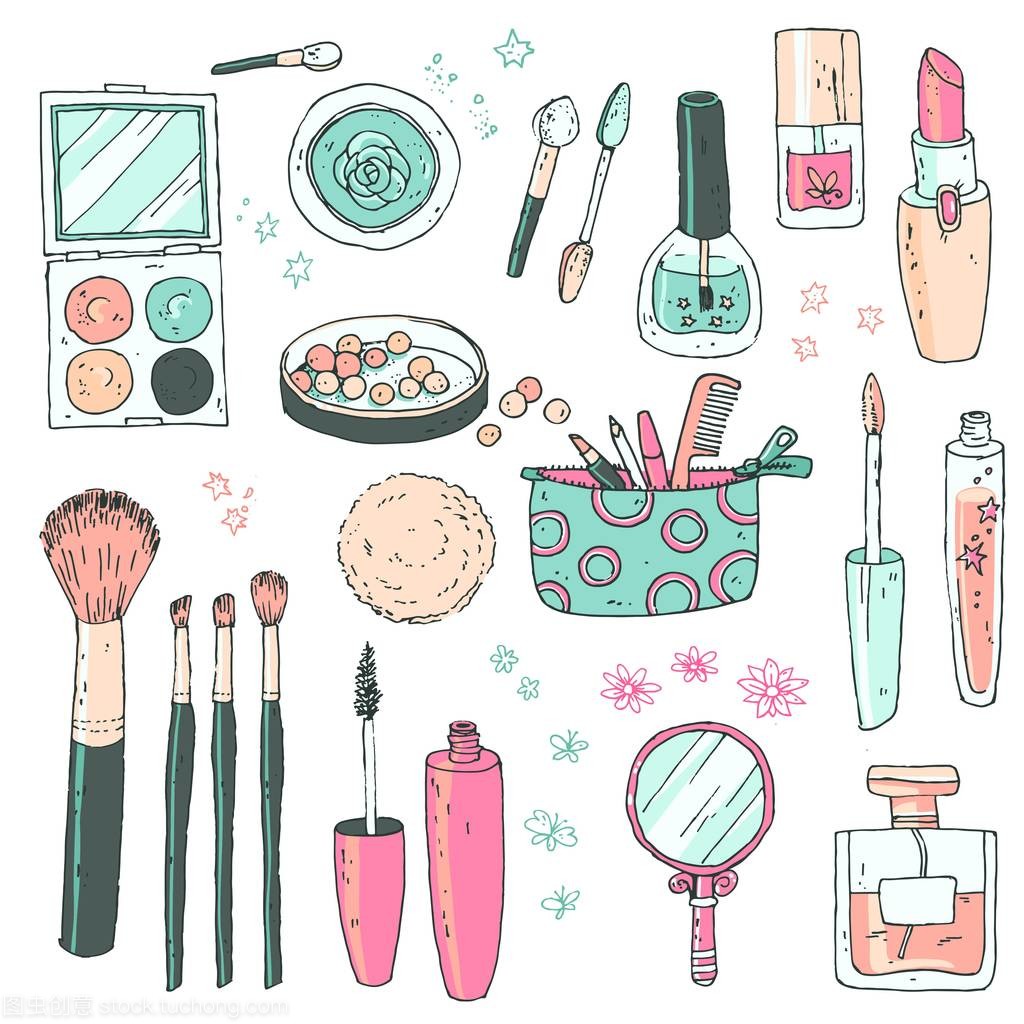 手繪化妝品套裝