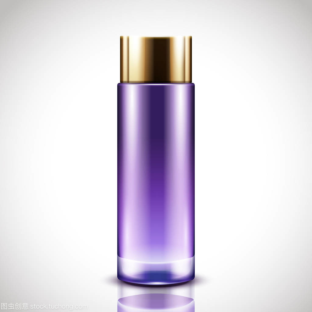 空白的化妝品瓶