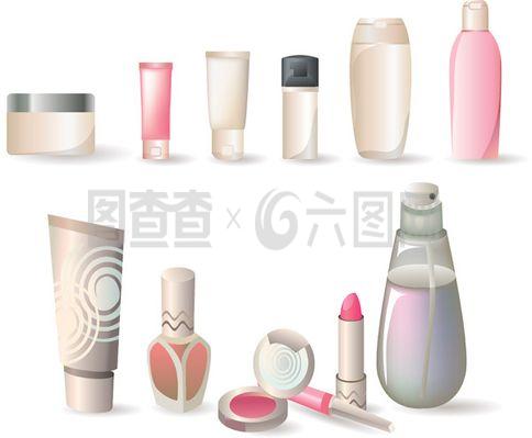 化妝品矢量圖片